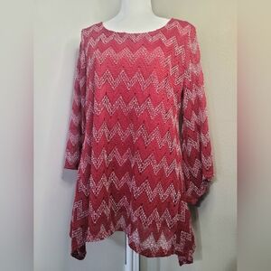 OSO Casuals, Size Large with Long bell sleeves, Tunic style with lining